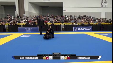 Pankaj Badgujar vs Kenneth Paul Stensland 2025 World Master IBJJF Jiu-Jitsu Championship