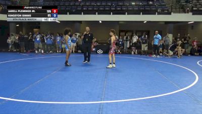 108 lbs 5th Place Match - Jarell Flemings Jr., Team PA vs Kingston Simms, RTL
