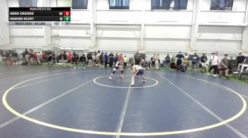 80 lbs Consi Of 8 #1 - Geno Crooks, WV vs Hunter Scott, MI