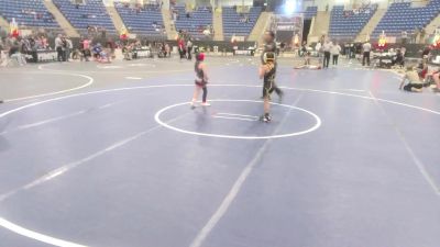 54 lbs Rr Rnd 3 - Nayelli Romero, Salem Elite vs Isabella Roldan, No Team