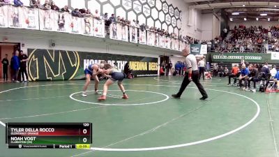 120 lbs Cons. Round 3 - Noah Vogt, Clarkston (MI) vs Tyler Della Rocco, Olentangy Orange