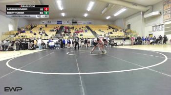 190 lbs Quarterfinal - Raeghan Rogers, Collinsville HS Girls vs Emery Turner, McAlester High School Girls