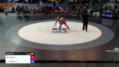 155 lbs Rnd Of 16 - Maryam Ndiaye, IL vs Zoey Barber, NE