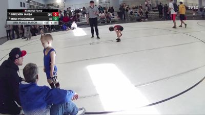 10 lbs 3rd Place Match - Brecken Jansa, Cavalry Wrestling Club vs Mozi Fitzgerald, Sherman Challengers