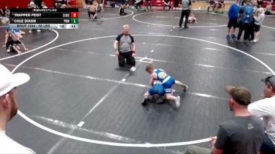 56 lbs 1st Place Match - Cole Dixon, Preston Warriors Wrestling vs Trapper Feist, Sandpoint Legacy Wrestling Club