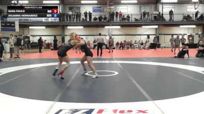 126Yellow lbs Rr Rnd 1 - Sara Pauls, Minisink Valley vs Julianna Hernandez, Rocky Point