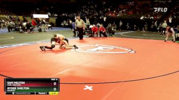 120 Class 3 lbs Semifinal - Sam Melton, Carl Junction vs Ryder Shelton, Kearney