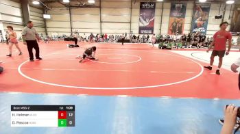 120 lbs Rr Rnd 2 - Hudson Holman, Quest School Of Wrestling Black vs Dom Pascoe, Noke Wrestling RTC