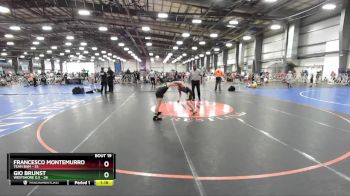 96 lbs Rd# 8- 12:30pm Saturday Final Pool - Gio Brunst, Westshore D.S vs Francesco Montemurro, Team BAM