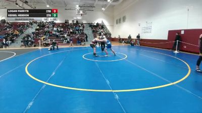 215 lbs Quarterfinal - Logan Parkyn, Lyman vs Keisel Hebdon, Star Valley