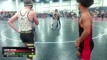 138 lbs Round 5 (6 Team) - Jacob Torres, Wrestling University vs Wyatt Cline, Team Montana