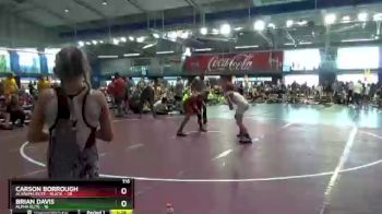 116 lbs Round 6 (8 Team) - Brian Davis, Alpha Elite vs Carson Borrough, Alabama Elite - Black&nbsp;