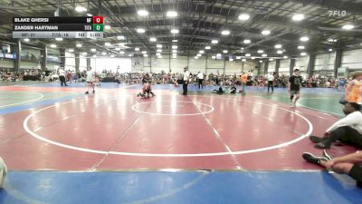 112 lbs Rr Rnd 3 - Blake Ghersi, MF Army MS - MS vs Zander Hartman, Titan Forge - MS