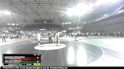 80 lbs Champ. Round 1 - Daevien Fernandez, Outlaw Wrestling Club vs William Peralta, Camas Wrestling Club