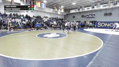 215 lbs Cons. Round 2 - Rocky Windrath, Fountain Valley vs Eddy Rivera, Norco