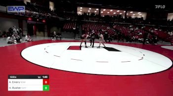 155 lbs Round Of 16 - Alaskah Emery, Searcy High School vs Hannah Rusher, Tuttle High School Girls