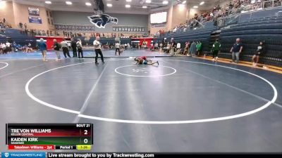 120 lbs Round 1 - Tre`von Williams, Keller Central vs Kaiden Kirk, Shawnee