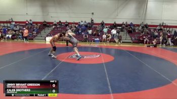 150 lbs Consolation Bracket - Jimmy Bryant Greeson, West End High School vs Caleb Brothers, Grissom Hs
