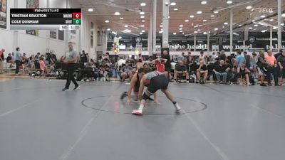 174 lbs Quarterfinal - Tristian Braxton, Mat Assassins Red - HSC vs Cole Dunham, Team Shutt Garnett Trained - HSC