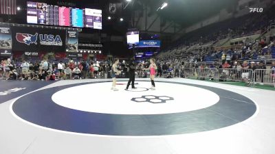 100 lbs Champ. Rd Of 16 - Killian Evans, MO vs Sophie Booe, FL