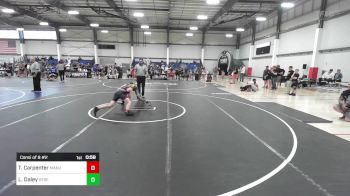 109 lbs Consi Of 8 #2 - Travis Carpenter, Manu WC vs Lane W Daley, Desert Dogs WC
