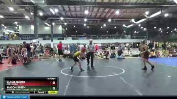 80 lbs Round 1 (8 Team) - Lucas Bauer, RED LION WC vs Mason Smith, HANOVER HAWKEYE/RIVER CITY WC