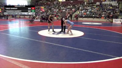 6A 100 lbs Cons. Round 1 - Maci Shirley, Har-Ber vs Pearson Barrett, Bentonville