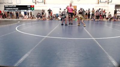 59-65 lbs Quarterfinal - Hudsyn Pfanz, TJ Trained Wrestling vs Jude Gastler, Wentzville Wrestling Federatio