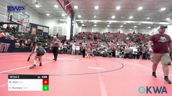 67 lbs Rr Rnd 3 - Wesson Diaz, Blackwell Wrestling Club vs Hazel Rumsey, Team Guthrie Wrestling