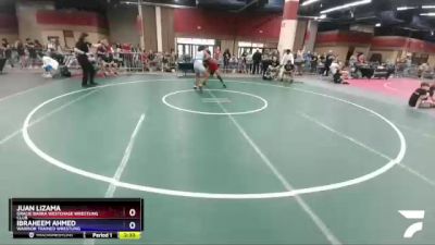 170 lbs Cons. Round 4 - Juan Lizama, Gracie Barra Westchase Wrestling Club vs Ibraheem Ahmed, Warrior Trained Wrestling