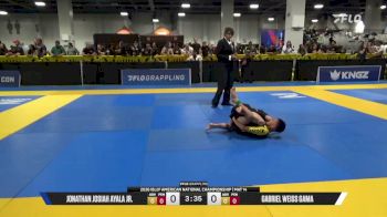 Jonathan Josiah Ayala Jr. vs Gabriel Weiss Gama 2026 American National IBJJF Jiu-Jitsu Championship