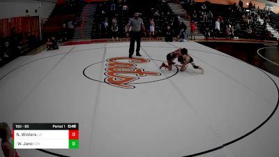 10U - 65 lbs Round 2 - Wyatt Jano, Somerset vs Neil Winters, Latrobe