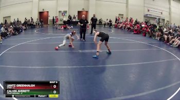 90 lbs Semis & 1st Wrestleback (8 Team) - Jantz Greenhalgh, Utah vs Calvin Averett, Team Oregon