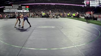 D2-157 lbs Cons. Round 1 - Tegun Thompson, DeWitt HS vs Emmanuel Shango, Brother Rice HS