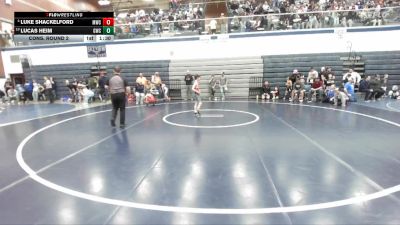 77 lbs Cons. Round 2 - Lucas Heim, Grizzly Wrestling Club vs Luke Shackelford, Middleton Wrestling Club