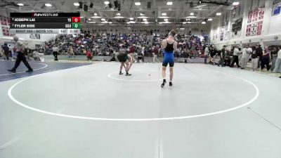 Boys 175 lbs Quarterfinal - Tyler Eise, Gilroy Boys vs Joseph Lai, Yerba Buena Boys