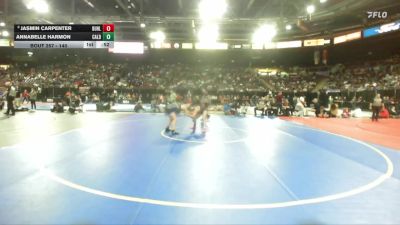140 lbs Cons. Round 2 - Annabelle Harmon, Caldwell vs Jasmin Carpenter, Buhl
