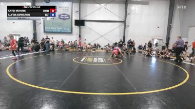 82 lbs Rr Rnd 3 - Kayli Morris, CT Whale - W vs Alyvia Edwards, Mat Demon - W