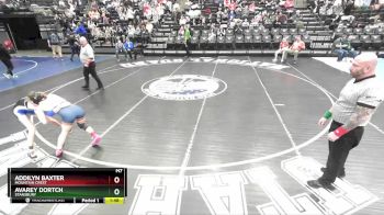 4A 100 lbs Semifinal - Addilyn Baxter, Mountain Crest vs Avarey Dortch, Stansbury