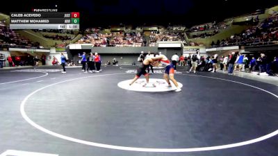 217 lbs Round Of 32 - Caleb Acevedo, Justin Garza vs Matthew Mohamed, Arvin