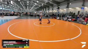 55 lbs Champ. Round 2 - Josiiah Martinez, Warhawk Wrestling Academy vs Cristian Sosa, Texas