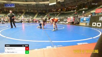 125 lbs Consi Of 8 #2 - Gabriel Aguirre, Cowboy Wrestling Club vs Alexander Bermudez, Unattached