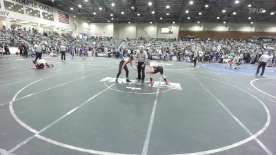 116 lbs Quarterfinal - Cameron Aust, NorCal Nomads vs Micah Wright, Gold Rush Wrestling