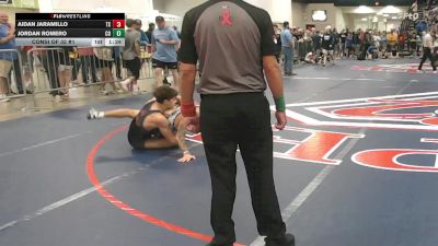 126 lbs Consi Of 32 #1 - Aidan Jaramillo, TX vs Jordan Romero, CO