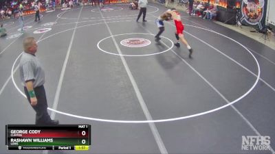 3A 160 lbs Quarterfinal - George Cody, Clinton vs Rashawn Williams, Loris