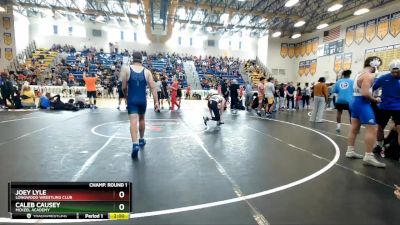 165 lbs Champ. Round 1 - Caleb Causey, McKeel Academy vs Joey Lyle, Longwood Wrestling Club