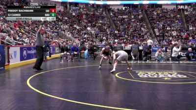 114 lbs Semifinal - Freddy Bachmann, Faith Christian vs Cj Caines, Hanover Area