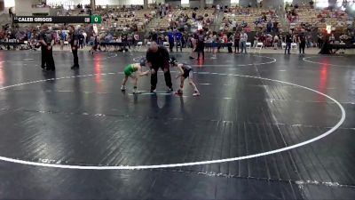 50 lbs Cons. Round 1 - Bear Scott, Iron Knights vs Caleb Griggs, Commanders WC