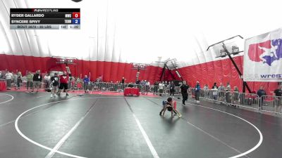 85 lbs Champ. Round 2 - Ryder Gallardo, MWC vs Syncere Spivy, Toss Em Up Wrestling Academy
