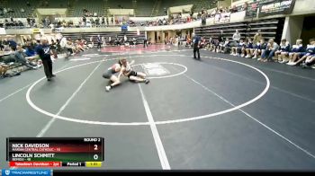 138 lbs Round 2 (4 Team) - Nick Davidson, Marian Central Catholic vs Lincoln Schmitt, Bemidji